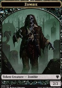 (image for) Zombie (005) // Gold (010) Double-sided Token